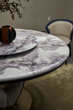Load image into Gallery viewer, ITALIAN MINIMALIST CRYSTAL MARBLE DA3-050-5 ROUND DINING TABLE
