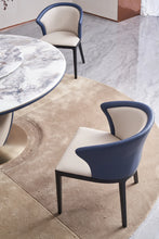 Load image into Gallery viewer, ITALIAN MINIMALIST CRYSTAL MARBLE DA3-050-5 ROUND DINING TABLE
