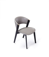 Load image into Gallery viewer, MINIMALIST ITALIAN LEATHER DINING CHAIR HB3-1908 DINING CHAIR
