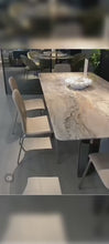 Load and play video in Gallery viewer, Luxury Natural Stone Dining Table
